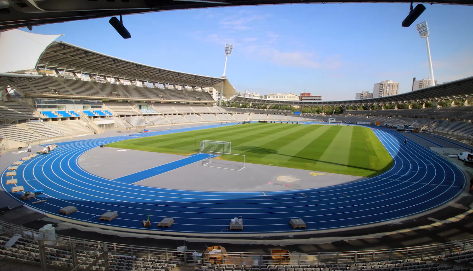Timelapse de réaménagement urbain Lapsebox — Rénovation d'équipements sportifs