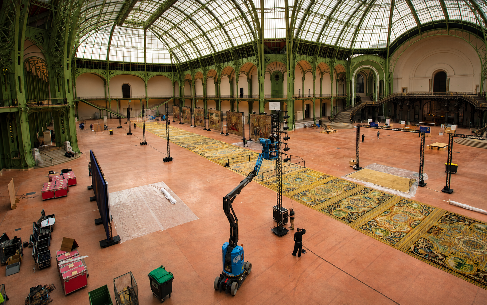 Timelapse intérieur — Installation intérieure au Grand Palais
